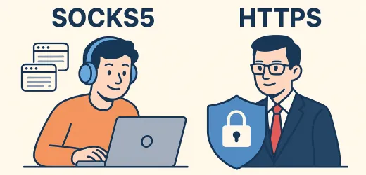 SOCKS5 vs HTTPS: ¿Cuál elegir?
